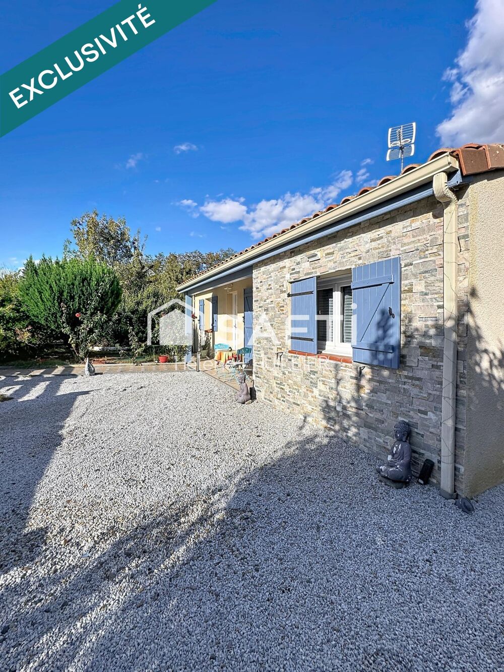 Vente Maison T4 DE PLAIN-PIED, VÉRANDA ET DEPENDANCE SANS VIS-À-VIS Saiguède