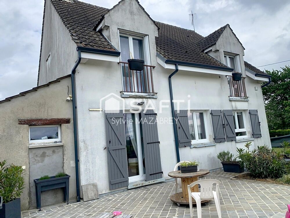 Vente Maison À découvrir sans tarder ! Charmante maison 5 pièces – 122 m² avec jardin et sous-sol total Gouaix