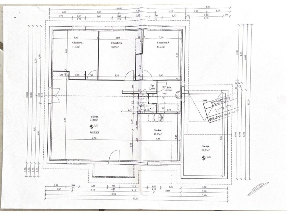 Vente Maison Maison plain-pied 4 pièces Terrain 720 m² Romaneche-thorins