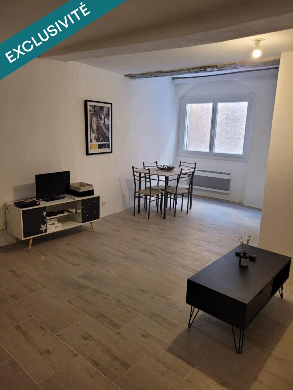 Appartement T2 (une chambre) d'environ 43m2 en rez de chaussée