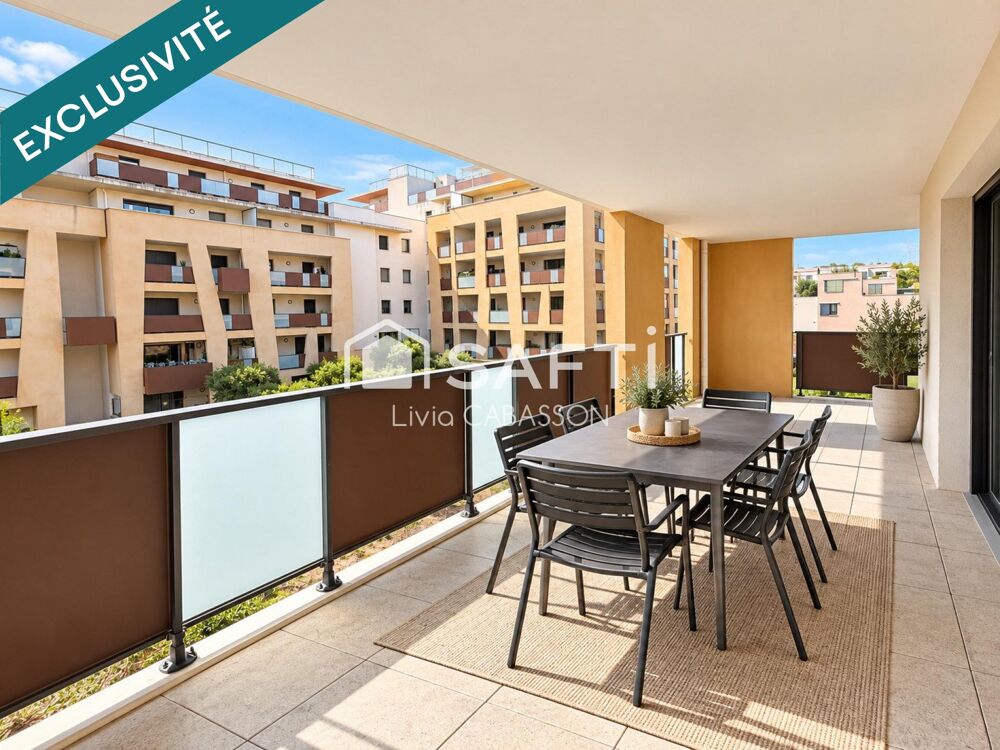 Vente Appartement Superbe T3 lumineux avec grande terrasse de 47 m² et garage à Aix-en-Provence - La Duranne Aix-en-provence