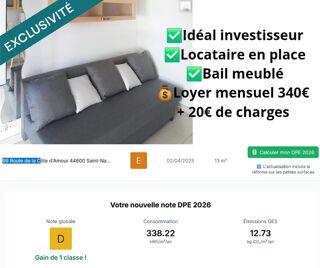  Appartement � vendre 1 pi�ce 13 m�