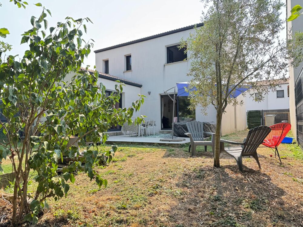 Maison 112m²- 5 pièces- 4 chambres- garage- terrain 354m²
