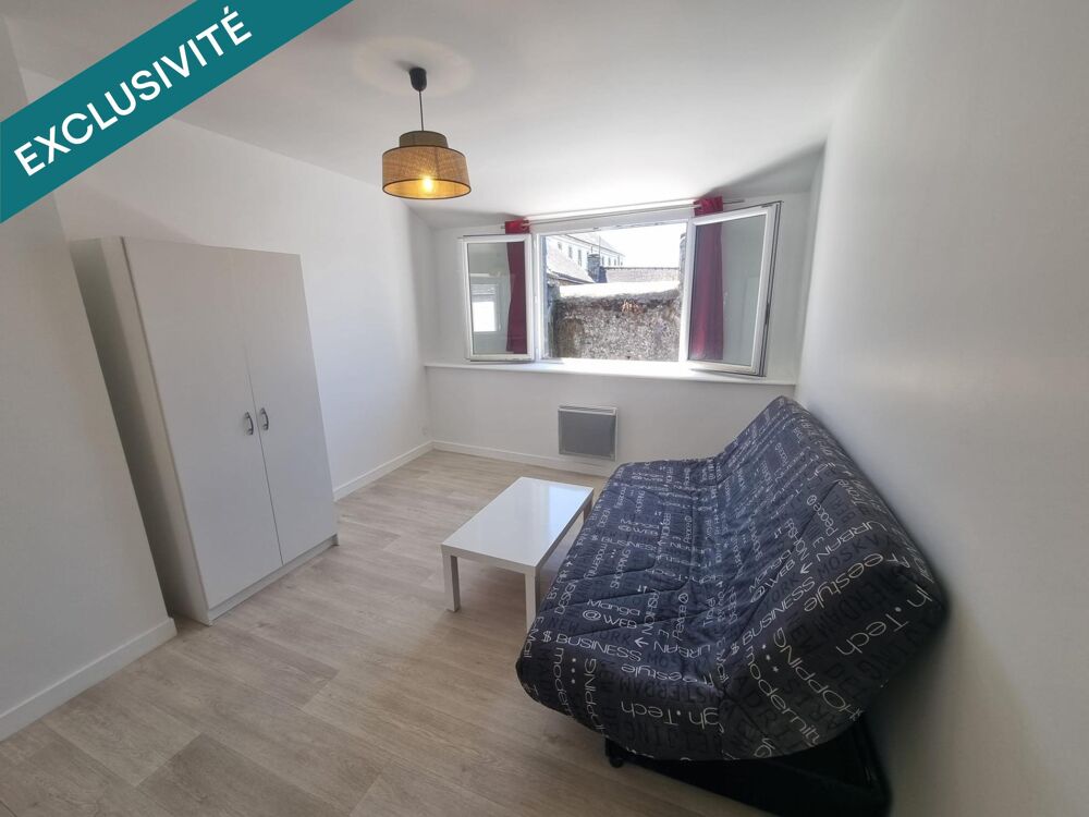 Studio 26m² rénové, hyper centre Pontivy