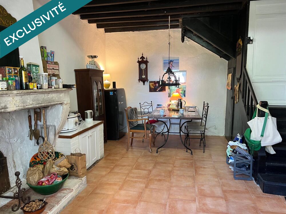 Maison ancienne 2 chs plus studio terrain de 1748m²