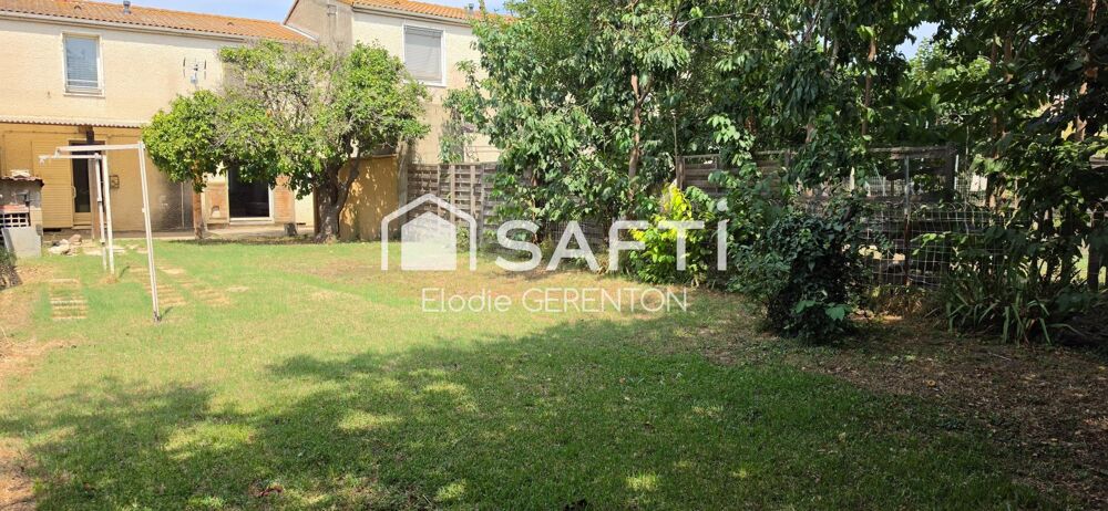 Vente Maison Villa 2 faces à rénover avec beau jardin arboré Villelongue-de-la-salanque