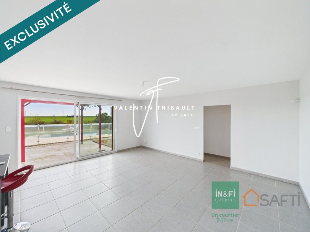Vente Maison Maison T5 plain-pied au calme avec piscine � Chabournay Chabournay