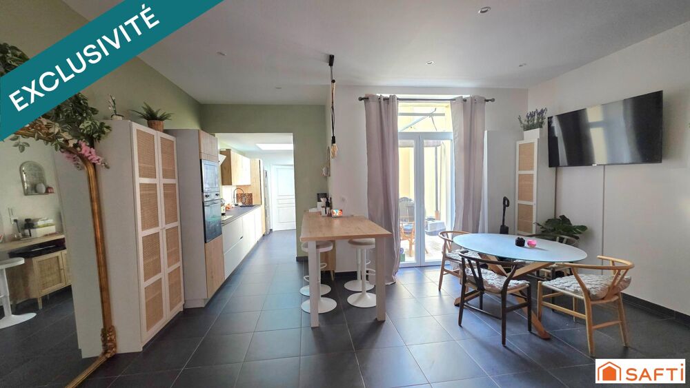 Vente Maison Très belle maison T4 entièrement rénovée avec cour. Vous posez vos meubles Saint-quentin