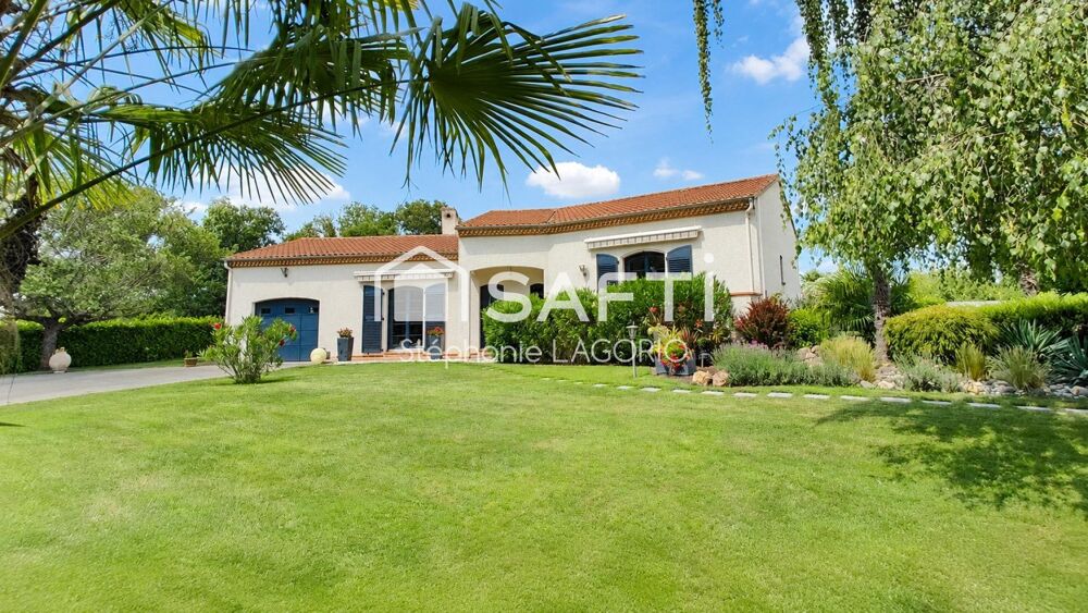 Maison de plain-pied avec piscine, dépendances et plus dun hectare de terrain