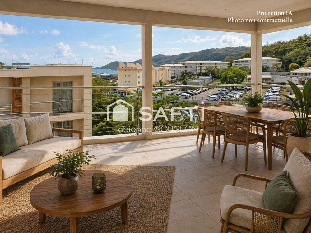 Vente Appartement T3 spacieux de 97 m² de surface utile - Résidence Les terrasse du Marin Le marin