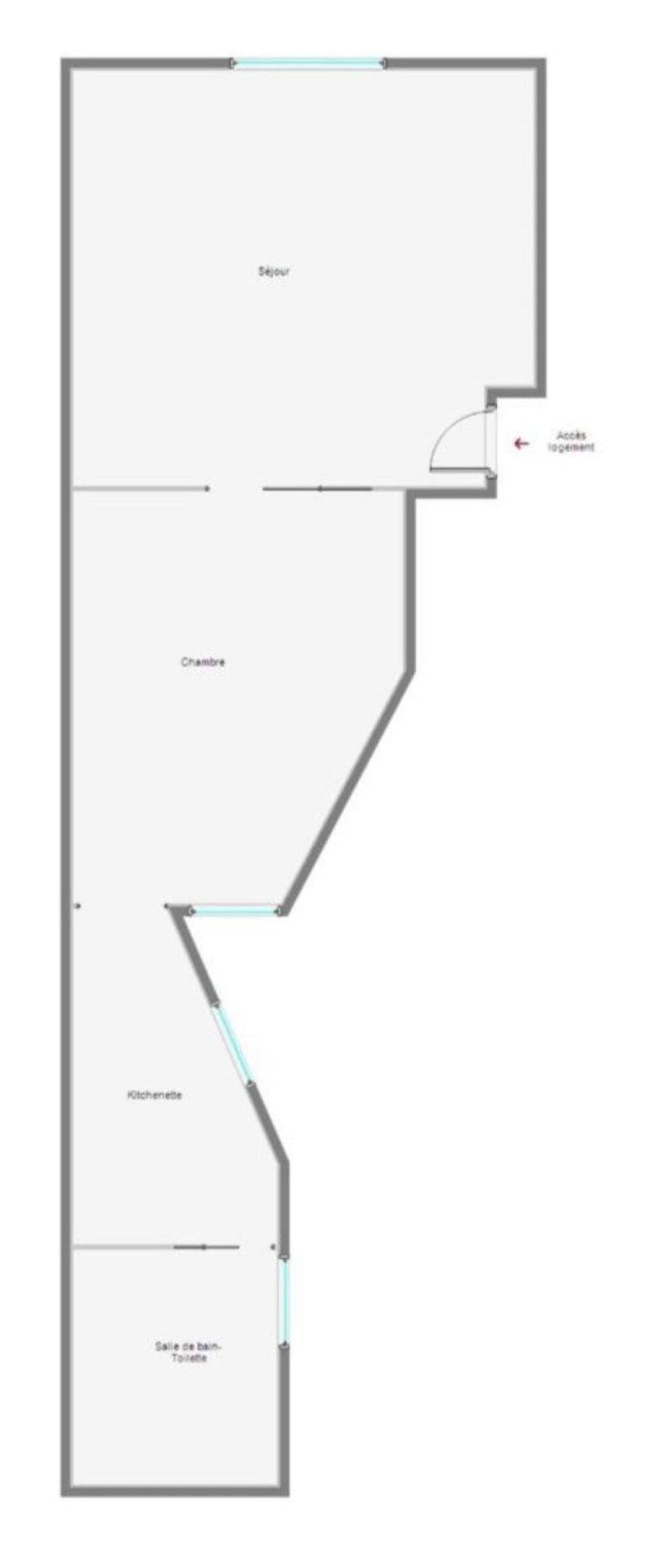 Appartement 2 pièces 33 m² · à Reims · 33 m² · 99 000 €