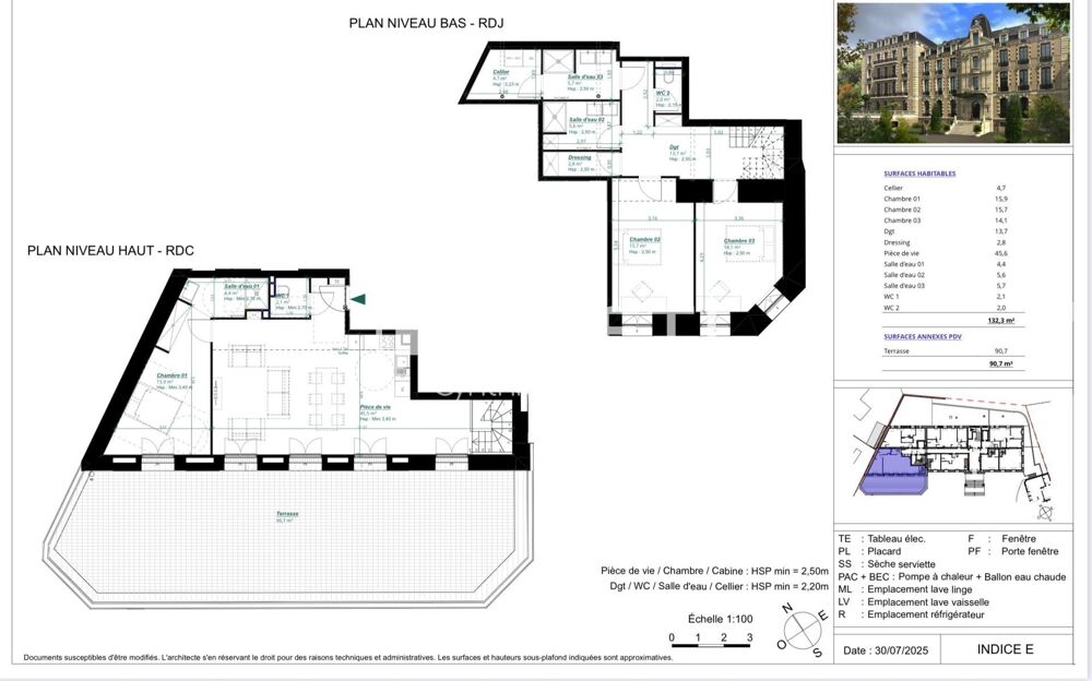 Vente Appartement Appartement d'exception dans une résidence rénovée en ville d'Hiver! Arcachon