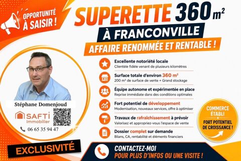 SUPERMARCH&Eacute; RENTABLE – BELLE OPPORTUNIT&Eacute; &Agrave; SAISIR 295000 95130 Franconville