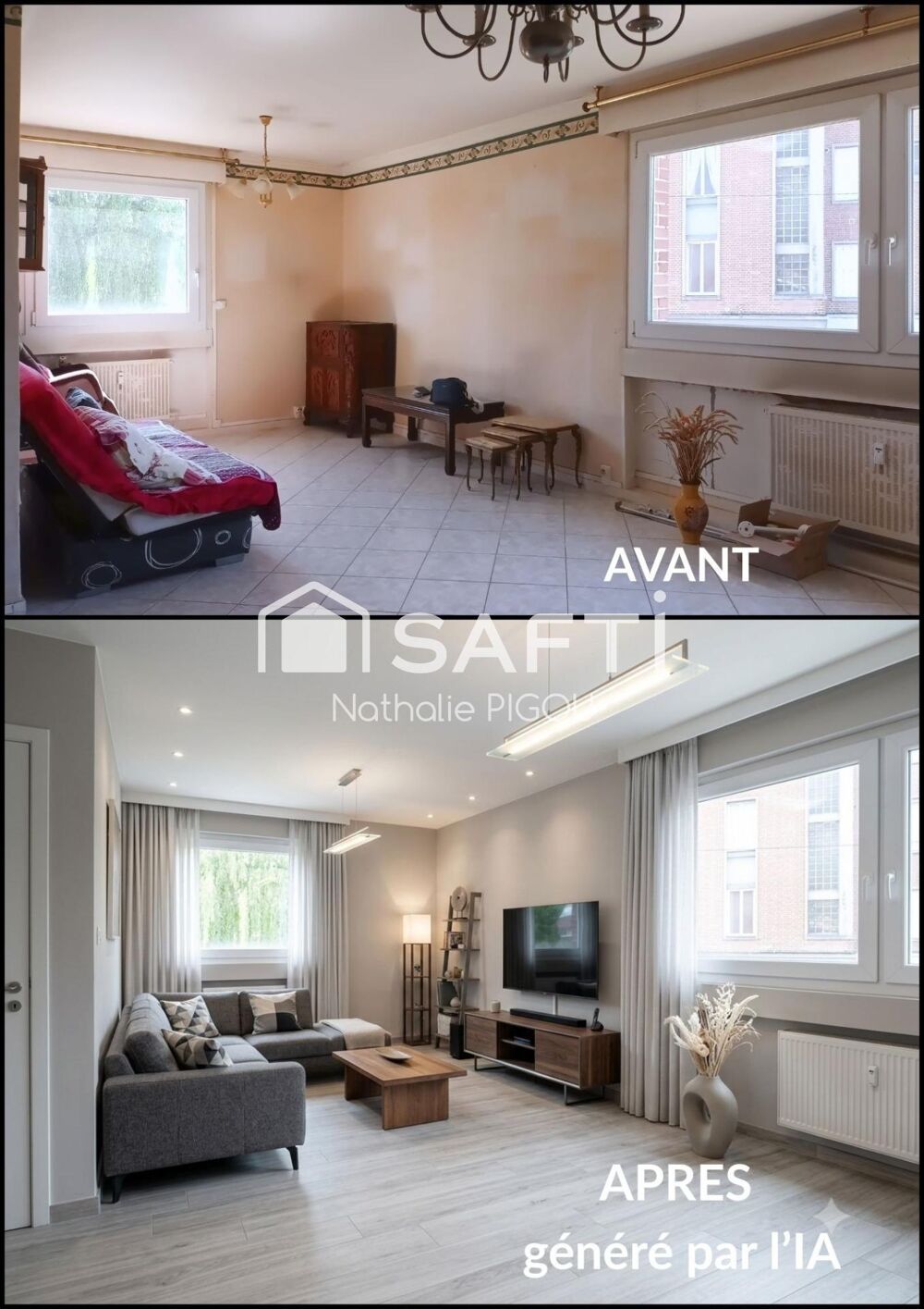 Appartement en centre ville