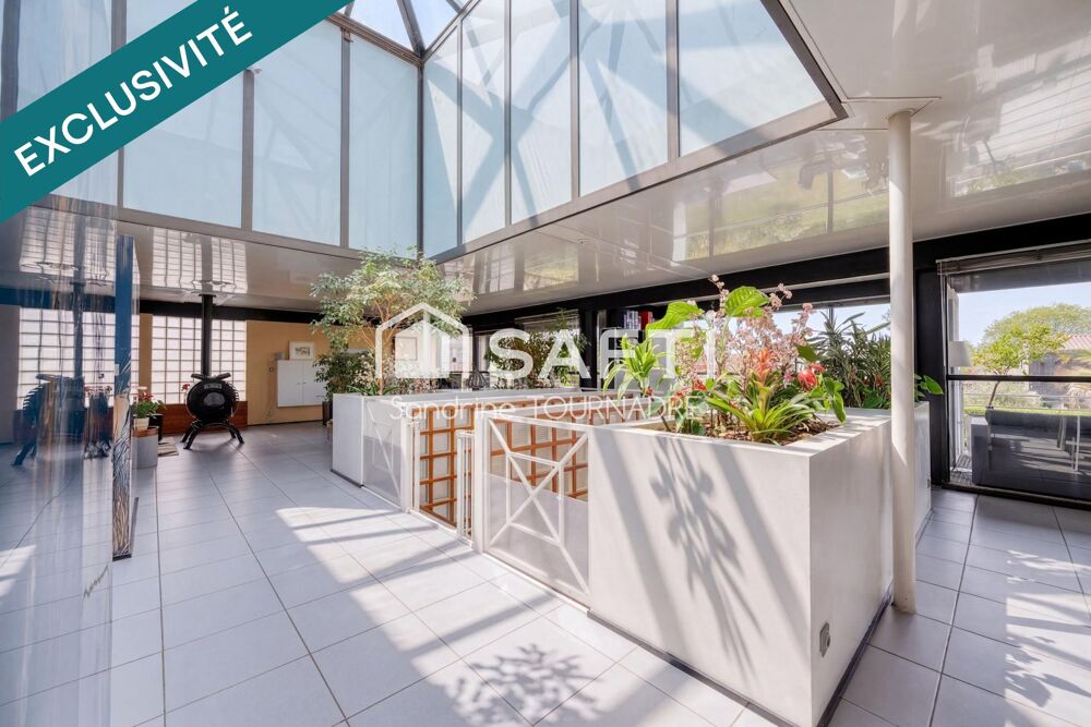 LE BOUSCAT  Limite Parc Bordelais : Maison d'architecte, 290 m², piscine, sans vis-à-vis