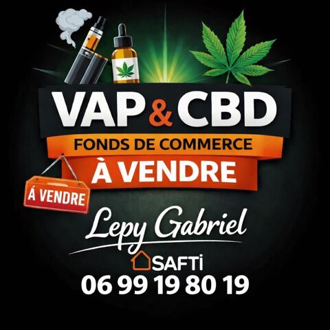 Bar &agrave; vape / CBD – Fonds de commerce &agrave; c&eacute;der –(Normandie) 25000 14140 Livarot-pays-d'auge