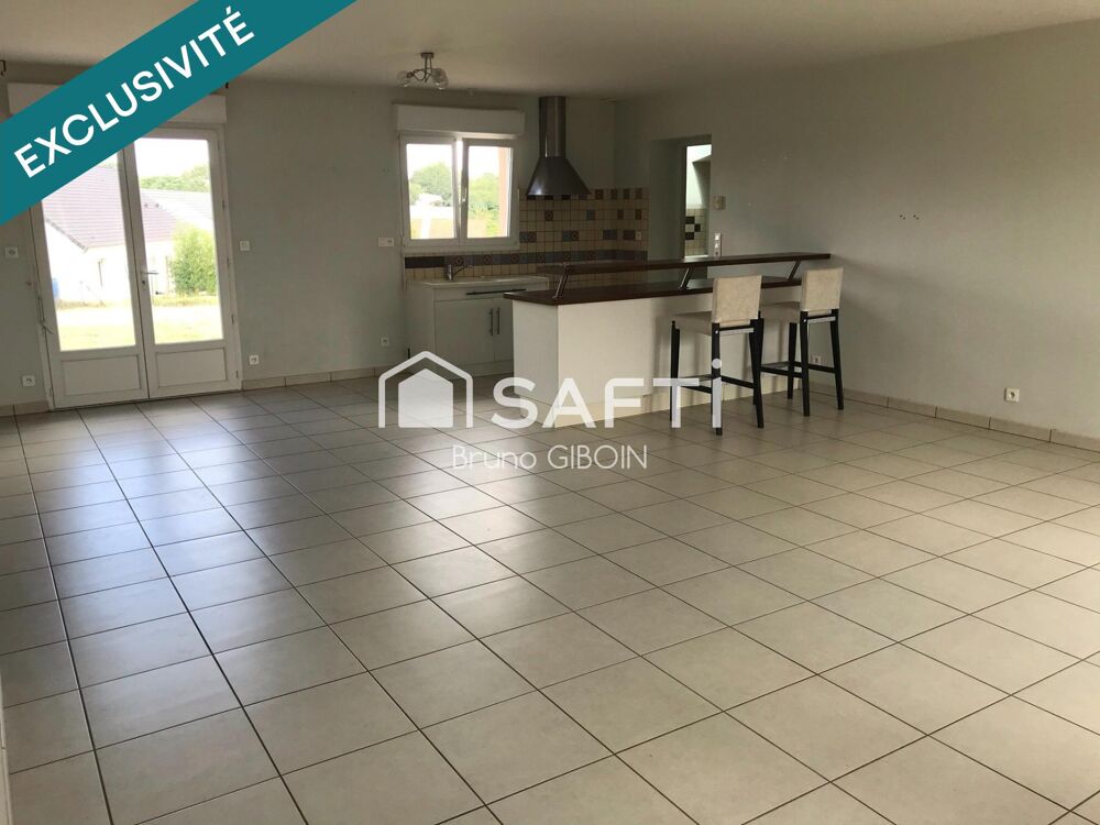 Vente Maison Pavillon 113 m², 4 pièces, 3 trois chambres Chatillon-sur-loire
