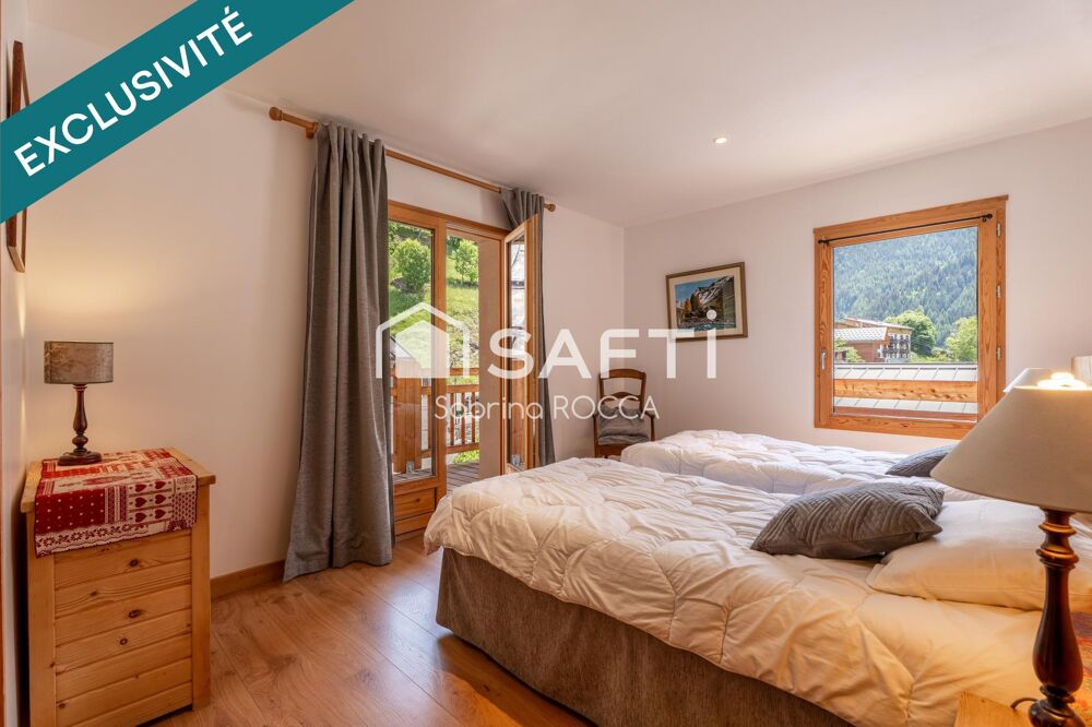 Chalet individuelle et Authentique avec magnifique vue a 100 m des telesiege