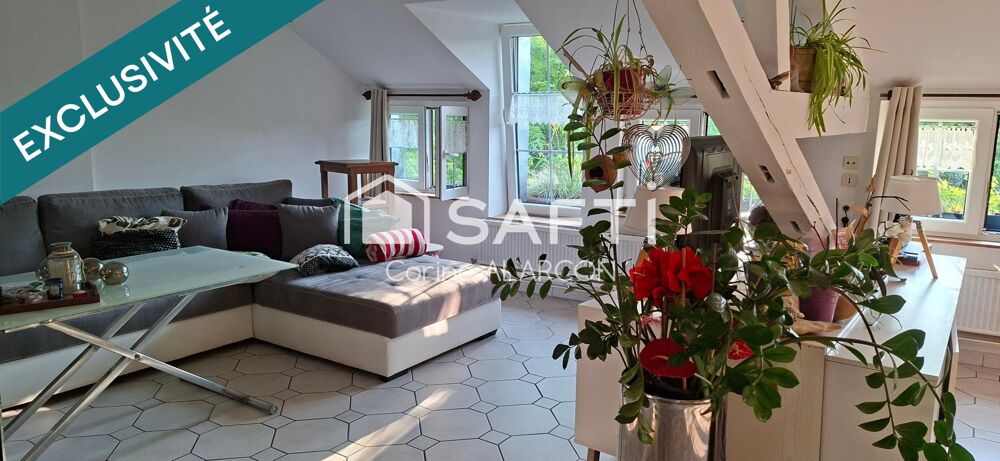 Appartement duplex chaleureux avec terrasse , Cave, Grenier et Garage à charleville-mézieres