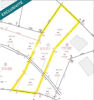  Terrain � vendre 2160 m�