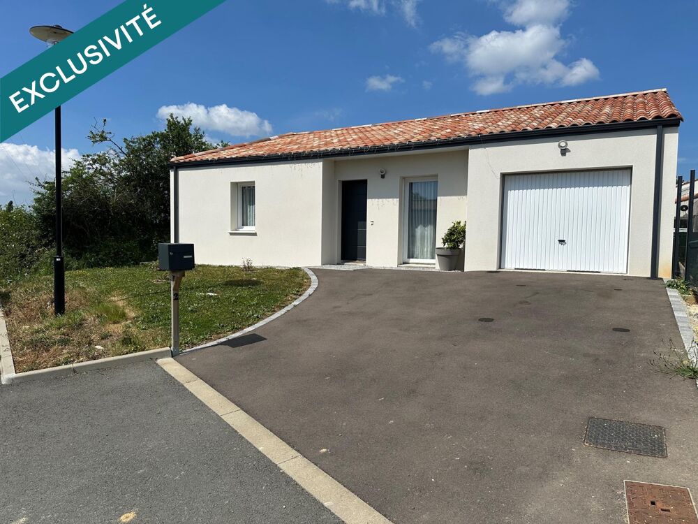 Plain-pied de 2023 à Moutiers Les Mauxfaits