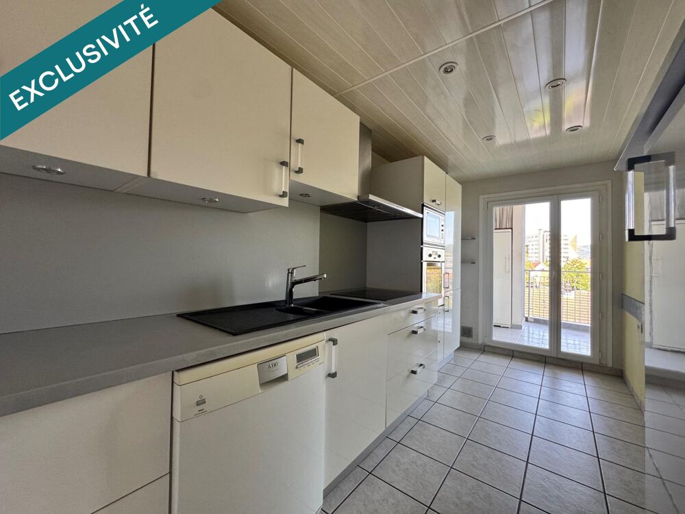 T4 proche gare Viotte, calme, vue, deux terrasses