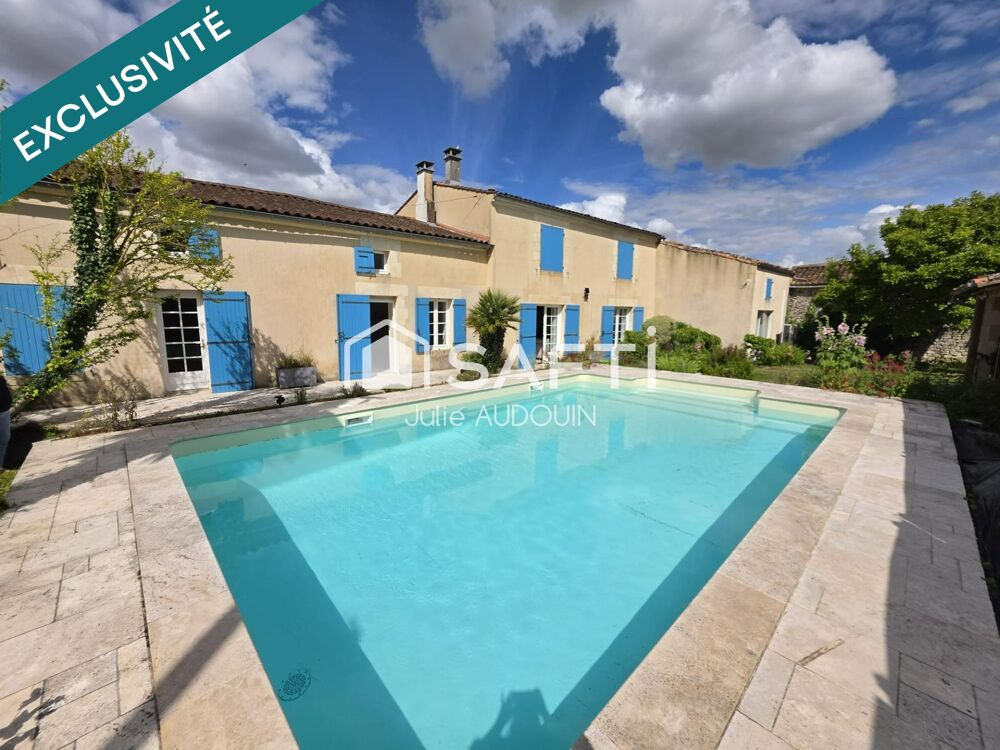 Maison ancienne avec piscine - Le Seure