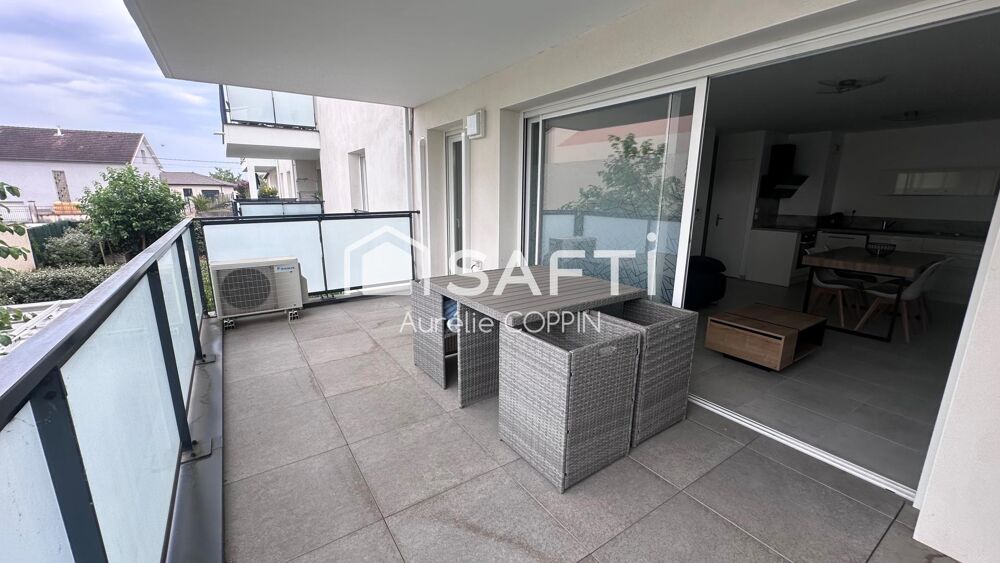 T3 meublé avec balcon et garage à Tignieu