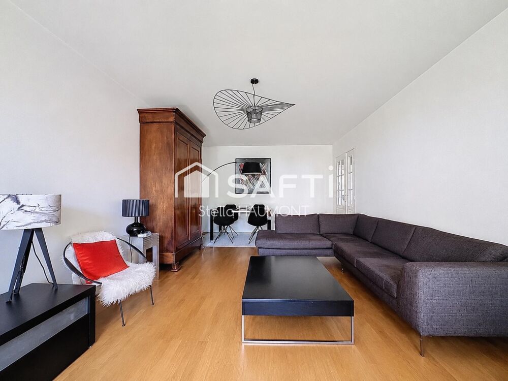 Vente Appartement 4P avec 3 chambres, un balcon et une place de parking en sous-sol Asnieres-sur-seine