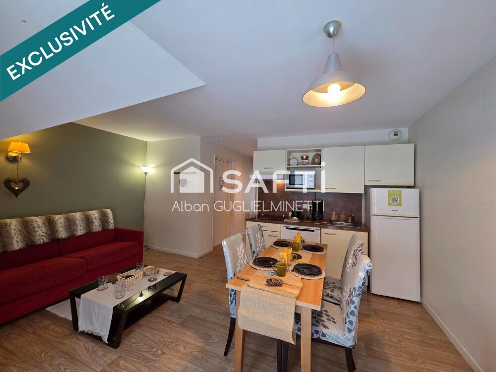 À vendre  Appartement T2 meublé à La Féclaz (Massif des Bauges, Savoie)