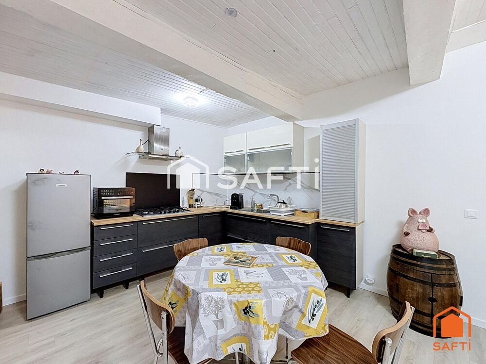 Maison de village de 78m² sur 2 étages totalement rénovée