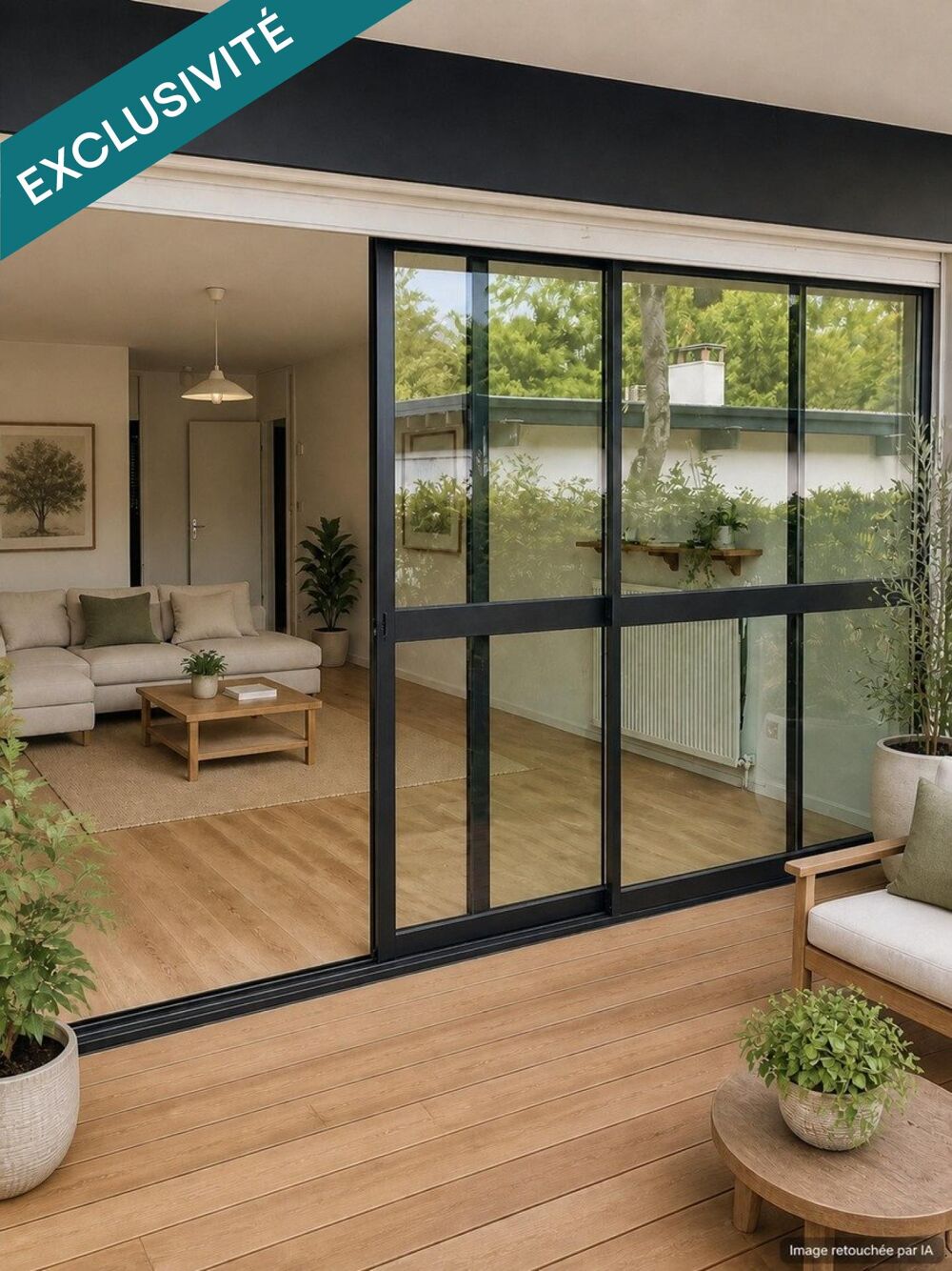 Au Hameau de Noailles, lumineux appartement T3 avec terrasse privative et parking