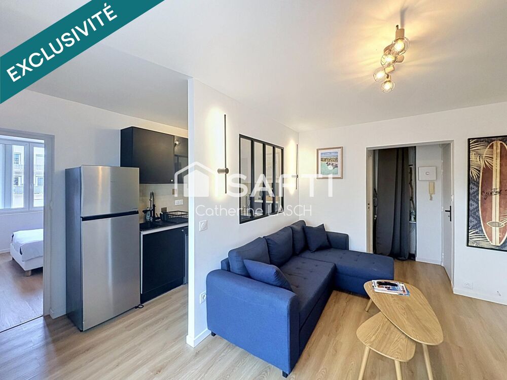 appartement T2 rénové et meublé avec vue mer