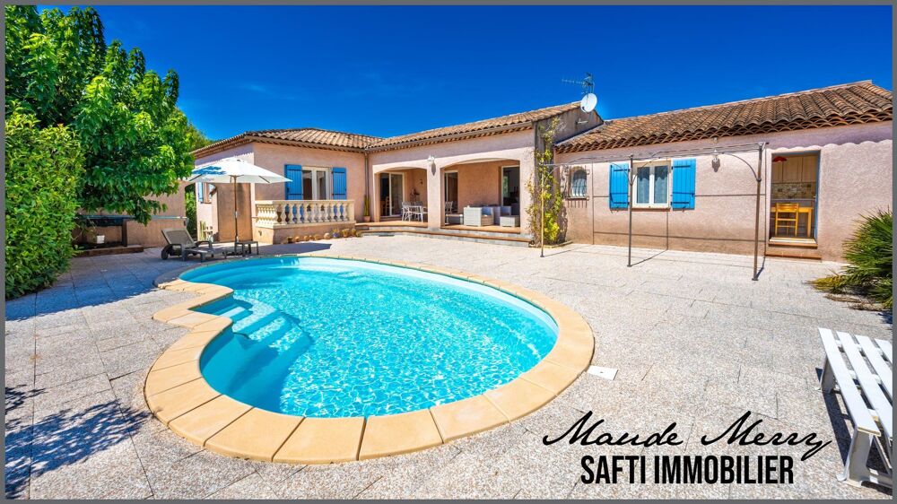 Vente Maison Villa de plain-pied d'environ 115 m2 - studio indépendant de 20 m2 - double garage de 40 m2 - piscine - terrain plat et clôturé Gareoult