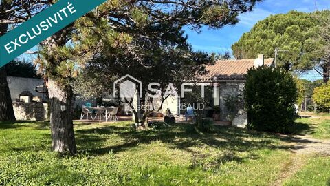   Villa Plain-pied 122 m�, piscine , box, hangar de 65 m2 avec Auvent , sur 1956 m� clos. Maison - 5 pi�ce(s) - 122 m�