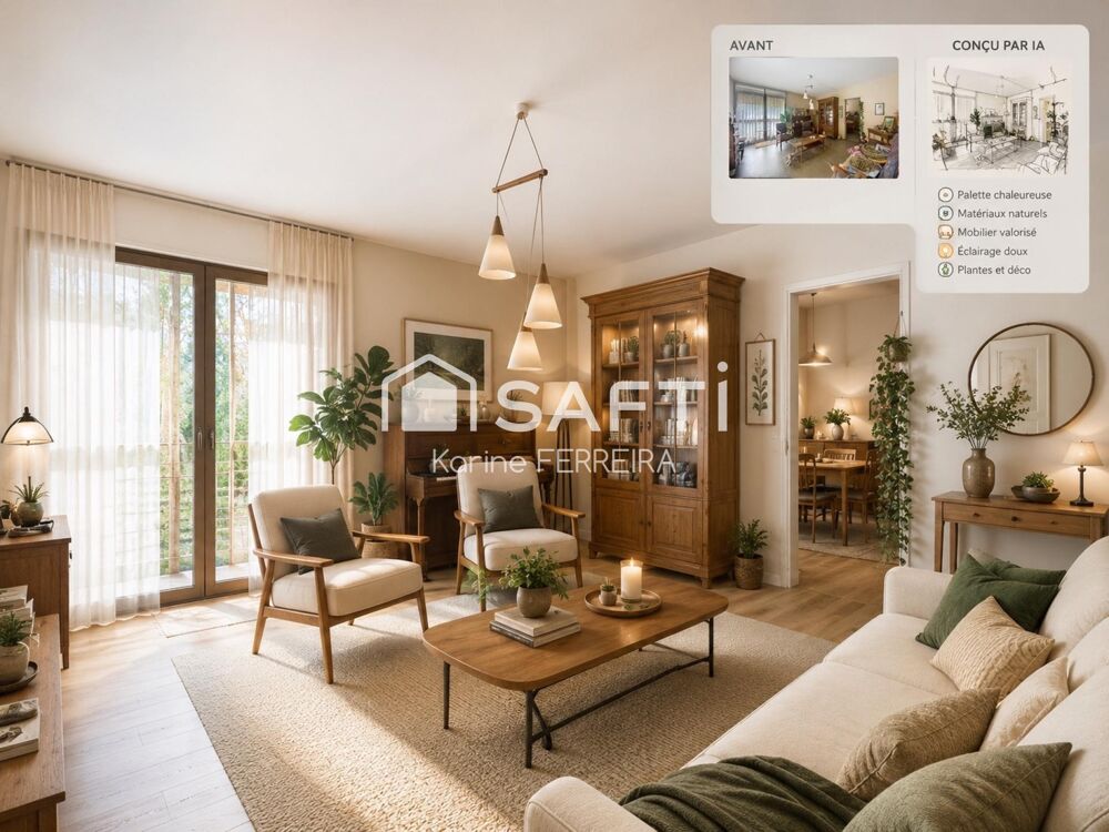 Vente Appartement Appartement 3 pièces de 58 m² à rénover avec balcon, cave et stationnement Avon