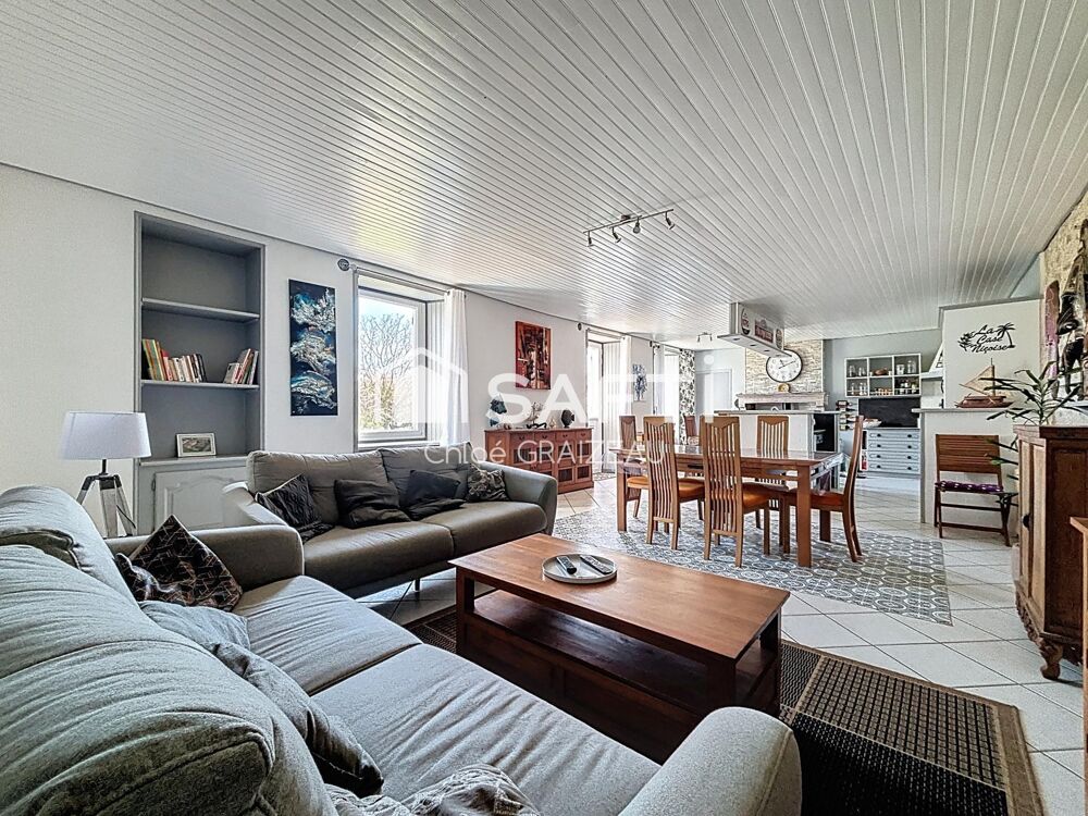Maison de 217 m² habitables, 5 chambres, dépendances