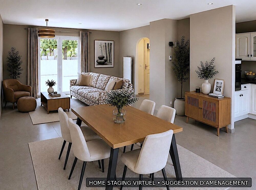 Vente Maison Plain-pied récent, 3 chambres, garage, jardin Exireuil