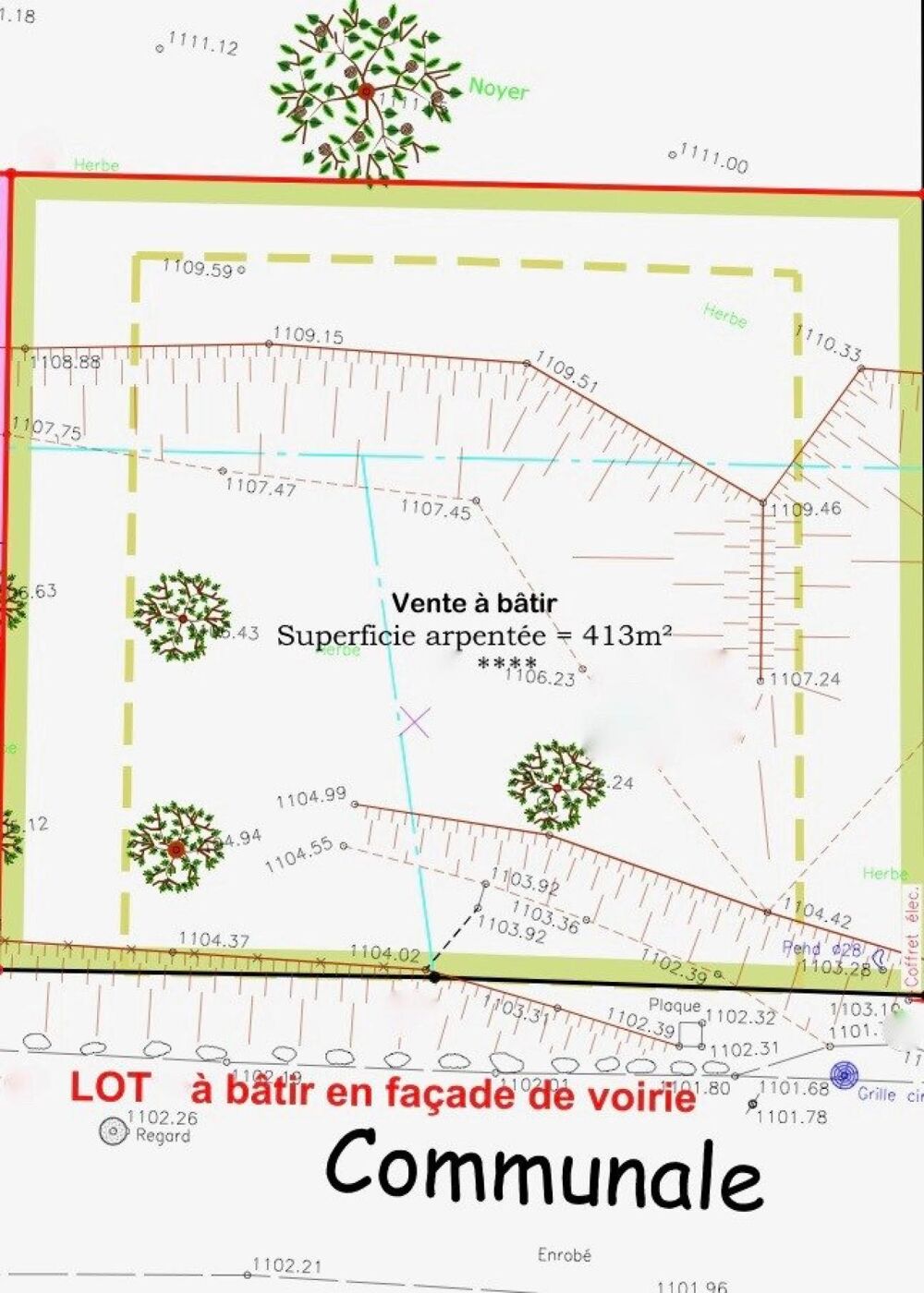 Vente Terrain TERRAIN CONSTRUCTIBLE Oz