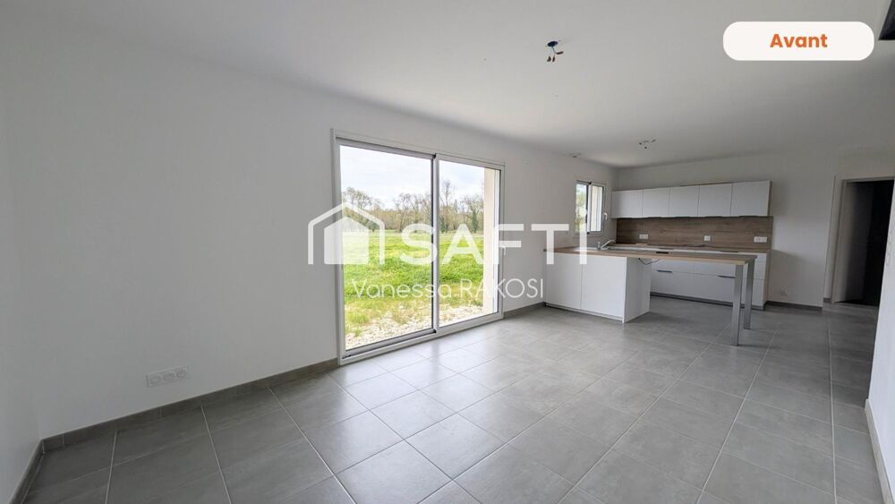 MAISON PLAIN PIED RECENTE 92 M² 3 CHAMBRES + GARAGE + JARDIN