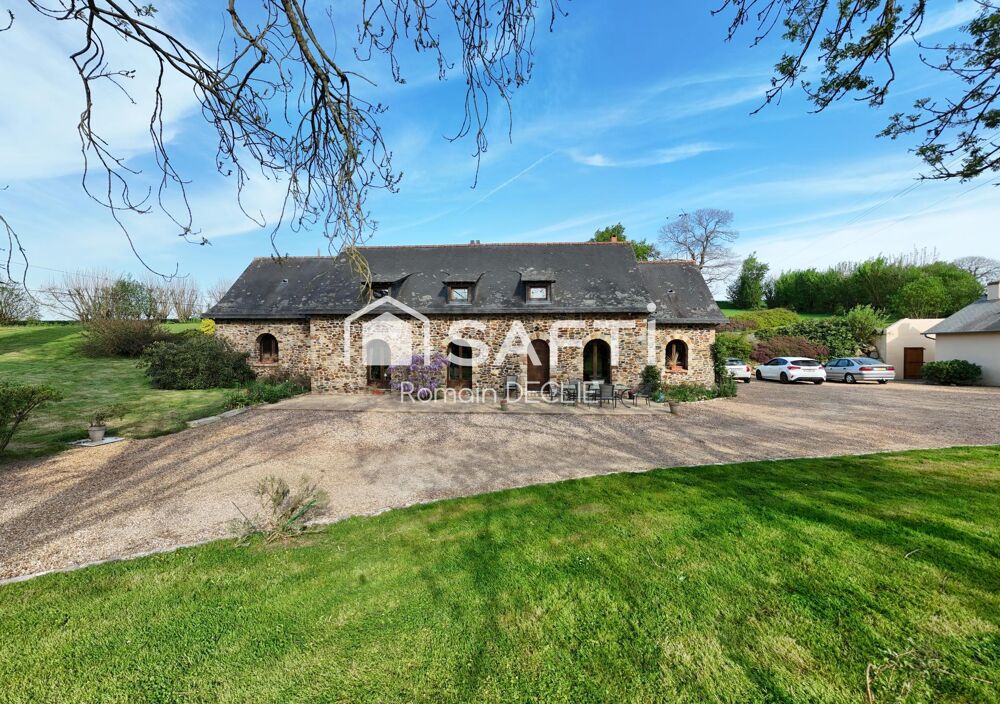 Vente Maison Magnifique maison type Longère de 192m², 5 chambres, dépendances et terrain de 21400m² Loigne-sur-mayenne