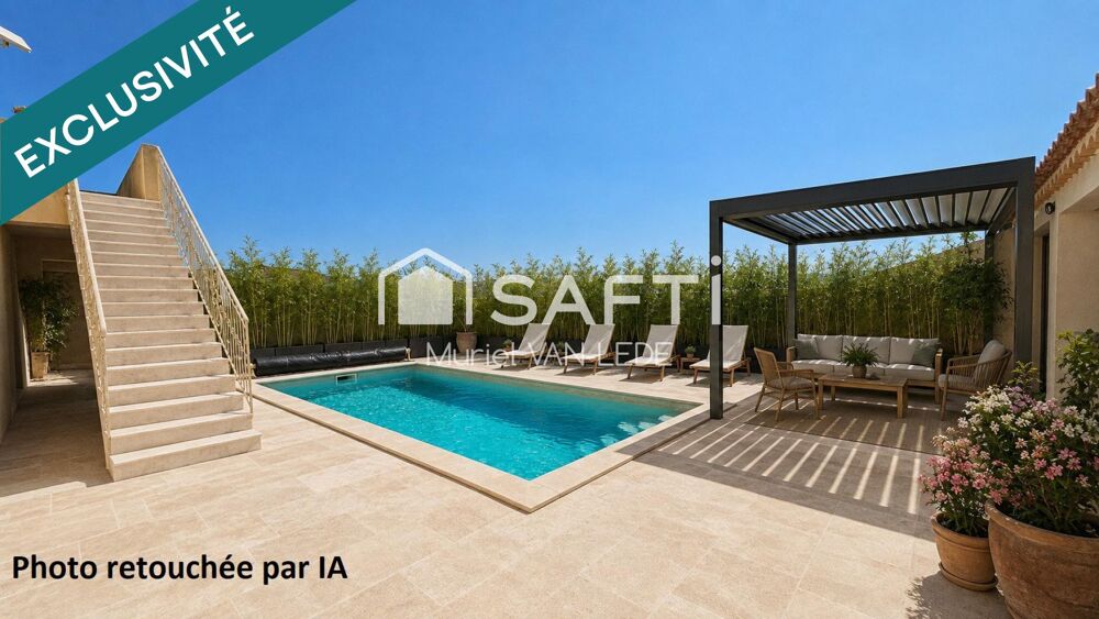 Vente Maison Maison 4 pièces avec piscine et garage de 110 m². Le pouget