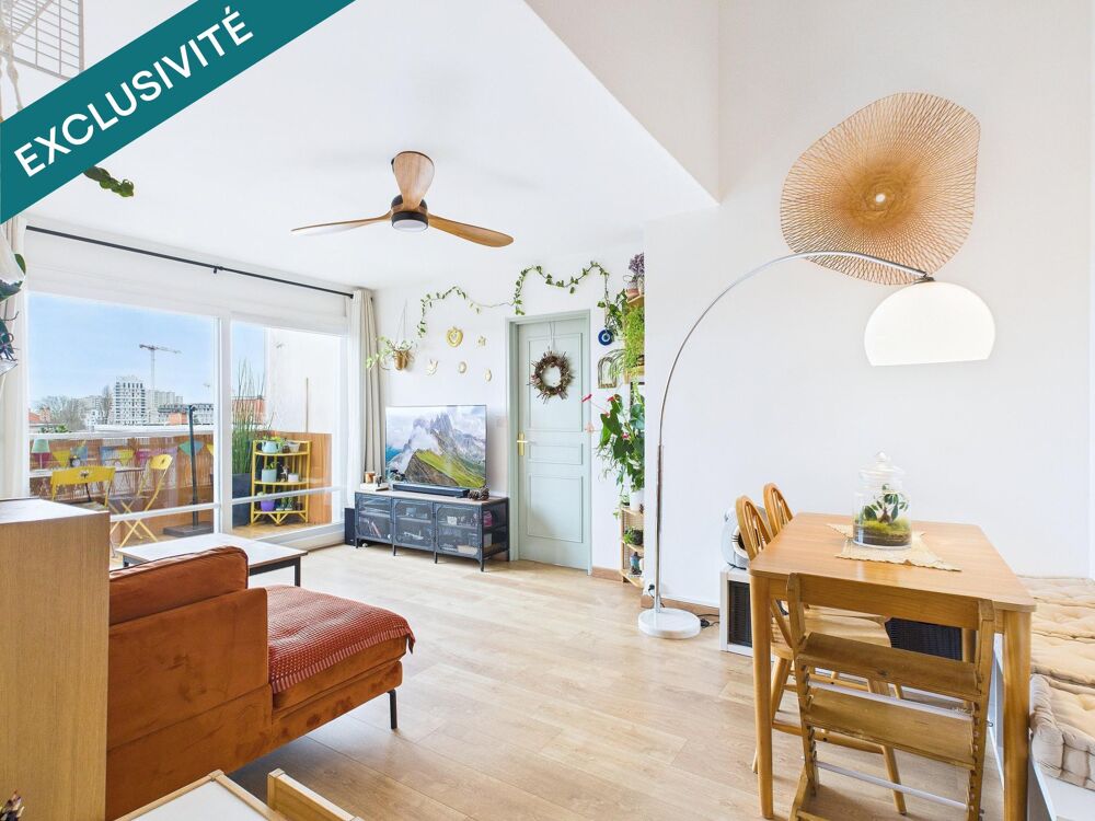 Vente Appartement Triplex 6 pièces avec balcons en parfait état Vitry-sur-seine