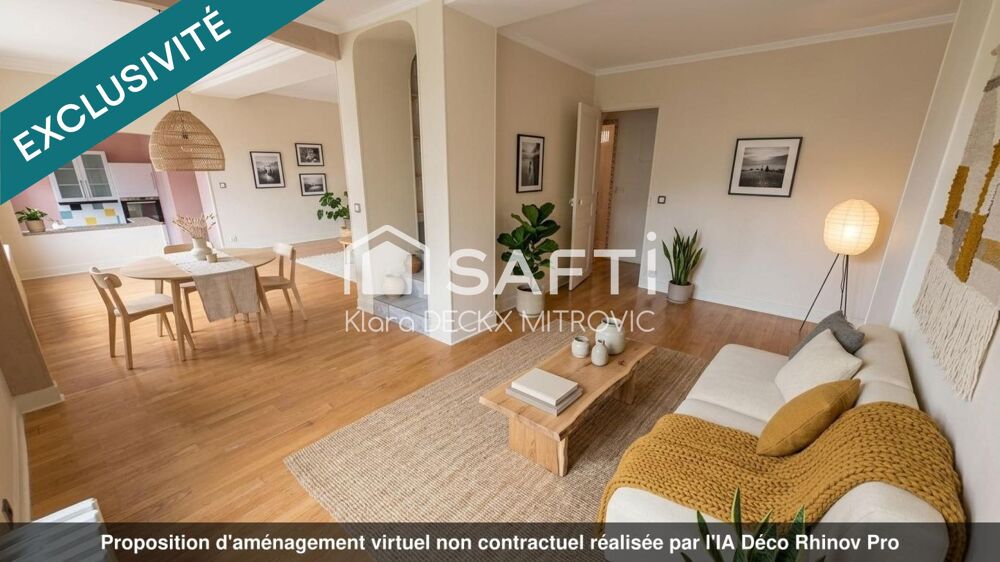Maison individuelle 4 chambres avec jardin