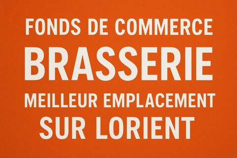 TRES BELLE AFFAIRE - FONDS DE COMMERCE -  HYPER CENTRE LORIENT 235000 56100 Lorient