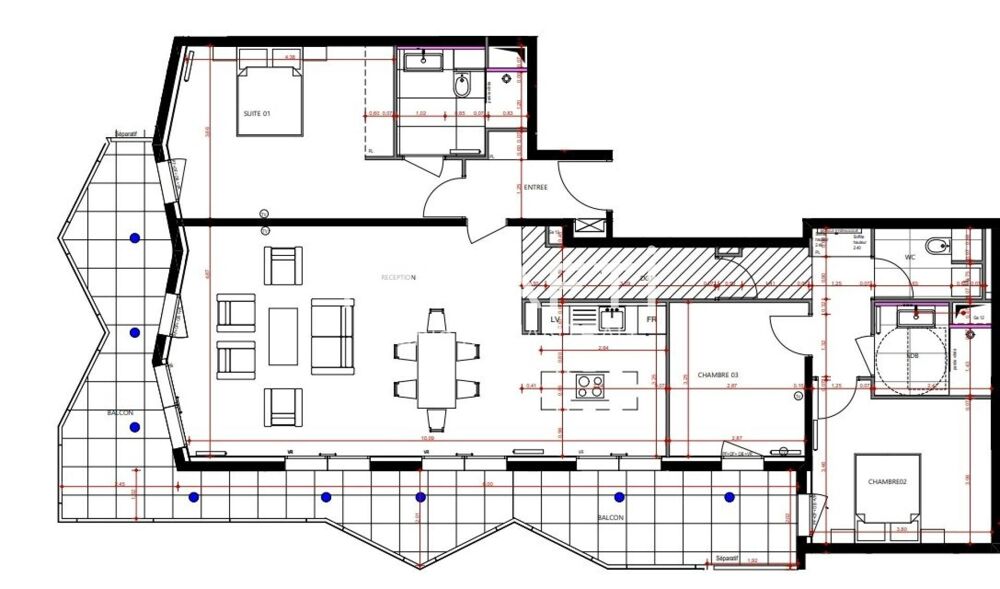 Vente Appartement Grand T4 avc balcon garage et cave Le touquet-paris-plage