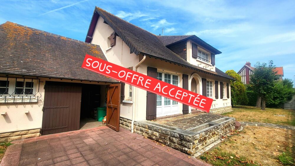 Cabourg centre, 3 ch, 138m², garage, atelier, jardin