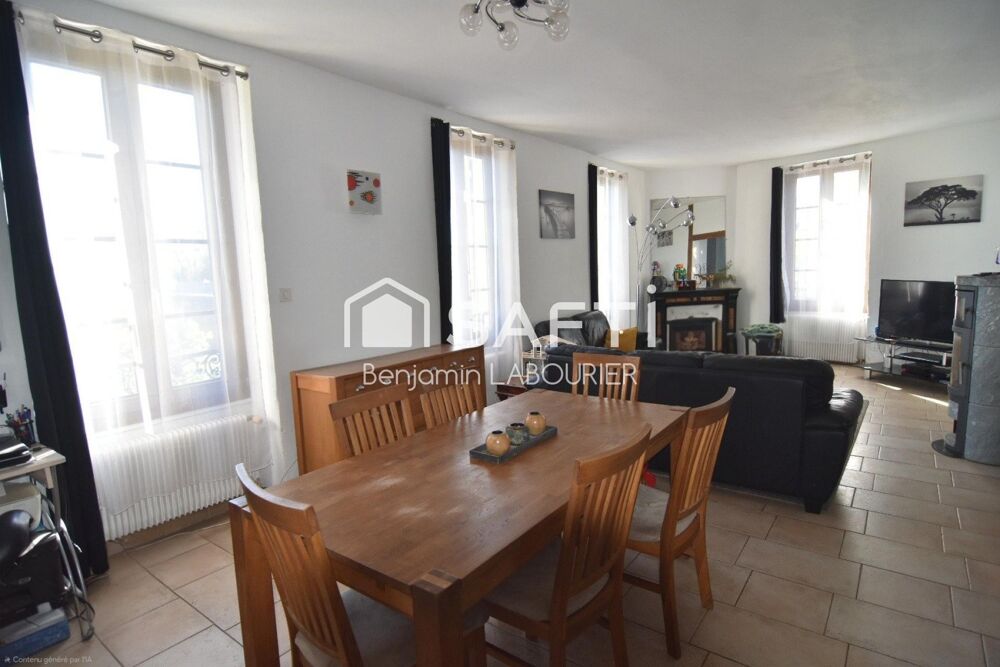 Volumes, cachet et vue sur lYonne : une maison familiale aux prestations complètes