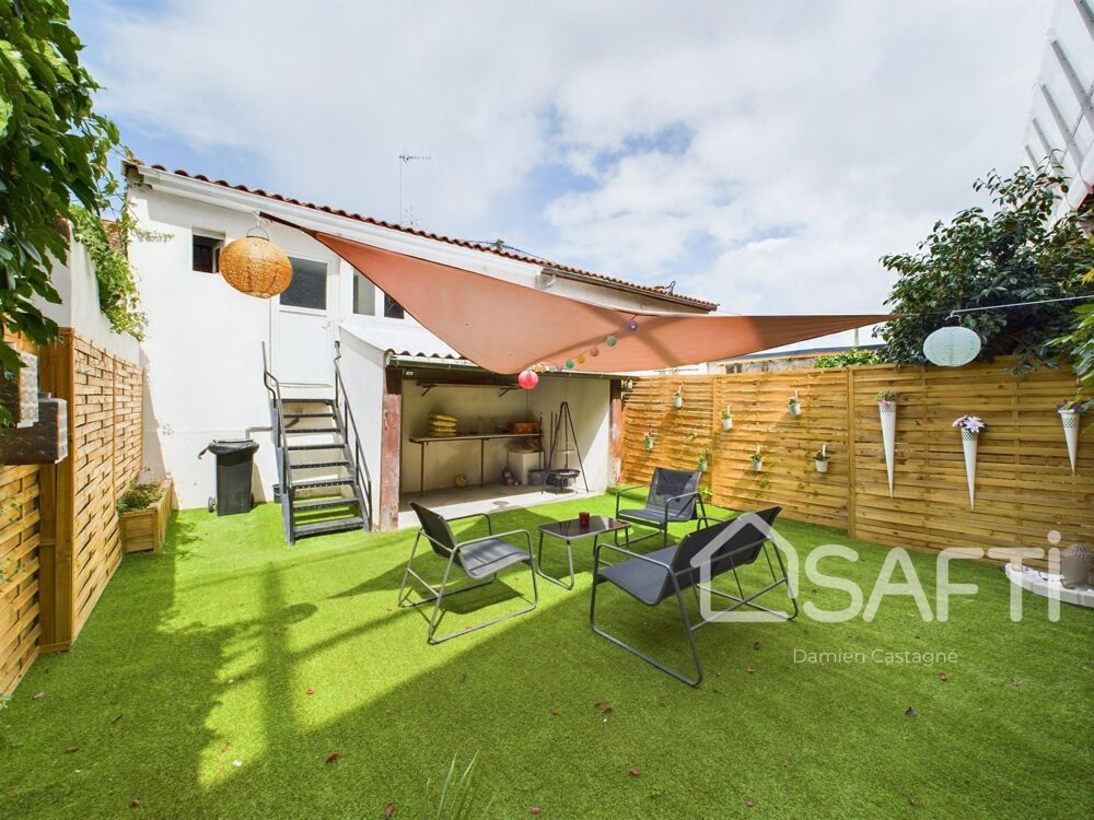 ÉCHOPPE RÉNOVÉE  3 CHAMBRES  BORDEAUX BACALAN