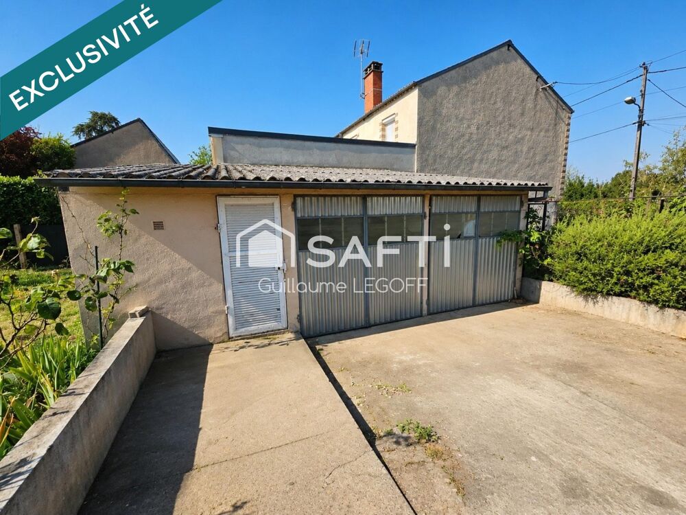 Maison, deux chambres, travaux à prévoir